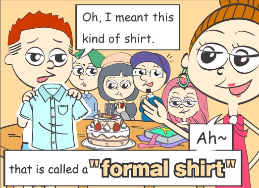 oh imeant thiis kind of shirt that is called a formal shirt