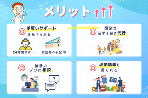 留学エージェントを利用するメリット